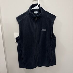 Columbia Fleece Vest Men’s Medium Charcoal